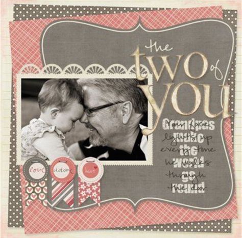 Family Scrapbook Layouts, Scrapbook Club, Creating Keepsakes, Baby Scrapbook Pages, Scrapbooking Layouts Baby, Grandfather Gifts, Scrapbook Layout Sketches, Creative Scrapbook