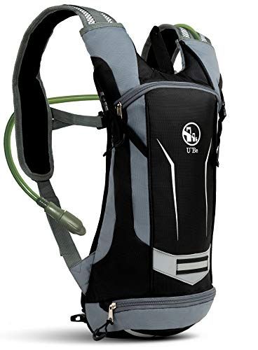 U`Be Hydration Pack Water Backpack - Kids Women Men Camelback - Hiking Biking Running Bag with 2L Bladder. For product & price info go to:  https://all4hiking.com/products/ube-hydration-pack-water-backpack-kids-women-men-camelback-hiking-biking-running-bag-with-2l-bladder-2/ Water Backpack, Kayak Gifts, Running Pack, Running Bag, Water Bladder, Hydration Backpack, Kayak Paddle, Pack Backpack, Hunting Bags