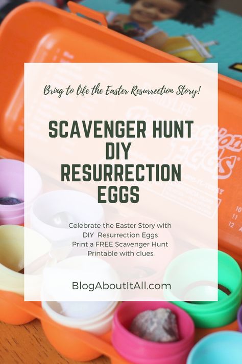 Ressurection Egg Scavenger Hunt, Biblical Easter Scavenger Hunt, Bible Easter Egg Hunt, Resurrection Easter Egg Hunt, Easter Story Egg Hunt, Easter Story Scavenger Hunt, Spiritual Easter Egg Hunt, Gospel Easter Egg Hunt, Resurrection Eggs Story