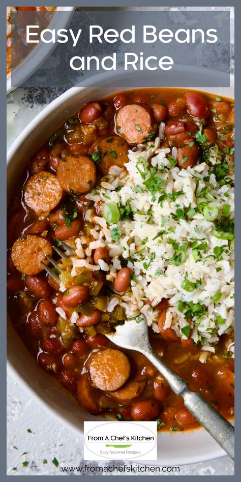 Easy Red Beans And Rice Recipe, Easy Red Beans And Rice, Red Beans And Rice Recipe Crockpot, Red Beans And Rice Recipe Easy, Red Bean And Rice Recipe, Red Beans Recipe, Red Beans And Rice Recipe, Red Beans N Rice Recipe, Rice And Beans Recipe