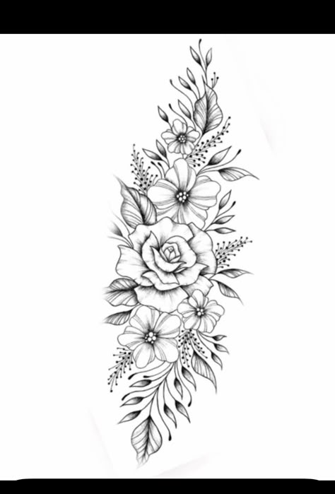 Tattoo Sleeve Floral, Seal Tattoo, Chicano Tattoos Sleeve, Gothic Tattoos, Tattoos Floral, Floral Tattoo Shoulder, Flower Tattoo Drawings, Animal Tattoo Ideas, Tattoos For Women Half Sleeve