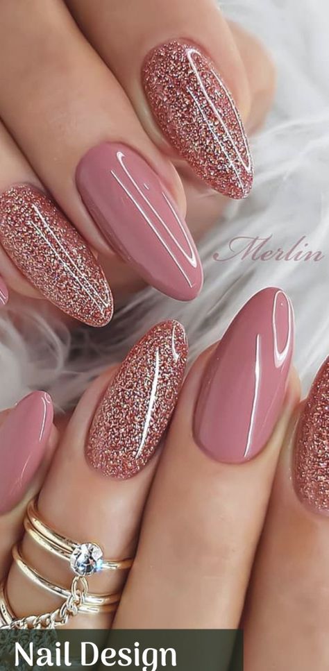 Nail Design Wedding sparkly nails great for valentines day with Beautiful Design with Pink color and Glitter … | Pretty nail art designs, Sparkly nails, Shiny nails Wedding Nails For Bride Acrylic, Wedding Nails Bridesmaid, 30 Nails, Crazy Nail Designs, Bride Indian, Nails Bridesmaid, Nails For Bride, Wedding Nails Glitter, Pink Glitter Nails