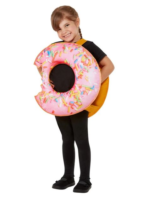 Toddler Donut Costume | Chasing Fireflies Donut Costume, Girls Fancy Dress, Baby Kostüm, Food Costumes, Disney Frozen Olaf, Fancy Dress Outfits, Pink Donuts, Toddler Costumes, Rainbow Sprinkles