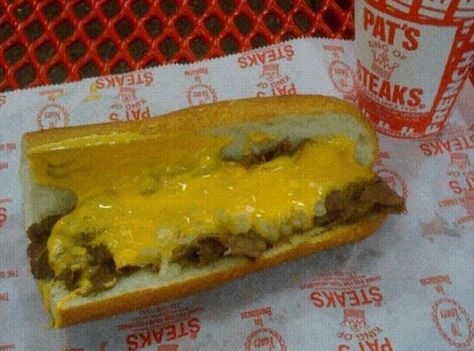 The Original Pat's King Of Steaks® Philadelphia Cheese Steak Recipe Philadelphia Cheese Steak, Tbone Steak Recipe, Griddle Meals, Cheese Steak Sandwich Recipe, Philadelphia Cheesesteak, Philly Cheese Steak Sandwich, Cheez Whiz, Steak Sandwich Recipes, Grilling Guide