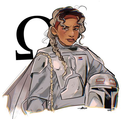 Omega Fanart, Found Family, Star Wars Drawings, Star Wars Day, Star Wars Rpg, Star Wars Women, Bad Batch, Star Wars Artwork, Star Wars Fan Art