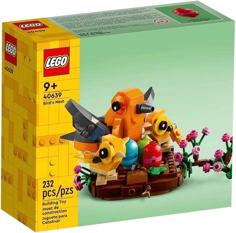 LEGO Bird's Nest 40639, Building Sets - Amazon Canada Lego Bird, Lego Easter, Movable Wings, Lego Creator Sets, Nest Building, Construction Lego, Shop Lego, Easter Basket Fillers, Seasonal Displays