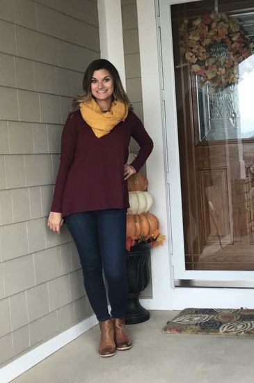 This top is one of the softest that I own! I love it paired with this mustard scarf, jeans and my favorite Kork-ease boots! Such. great look for fall or winter! This would be a great outfit for family pictures too! #ShopStyle #shopthelook #OOTD #WinterLook #FallLook #Layers #Winter #Fall #Cozy #WeekendLook Mustard Scarf Outfit, Outfit For Family Pictures, Outerwear Outfits, Blue Jeans Outfits, Scarf Outfit Winter, Mustard Scarf, Scarf Outfits, Blue Jean Outfits, Outdoor Pictures