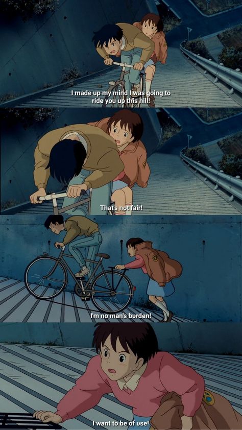 Seji Amasawa Whisper Of The Heart, Whisper Of The Heart Cat, Whisper From The Heart, Whisper Of My Heart, Whisper Of The Heart Quotes, A Whisper Of The Heart, The Whisper Of The Heart, Shizuku Tsukishima, Ghibli Quotes