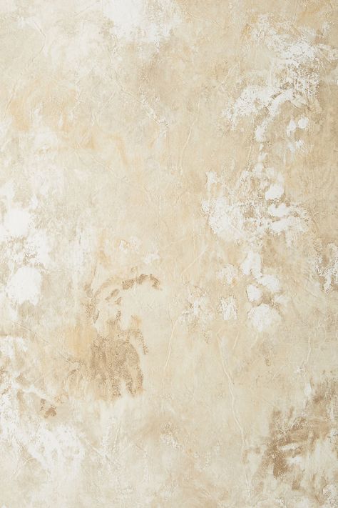 Affresco Wallpaper | Anthropologie Cream And Gold Wallpaper, Vintage Wallpaper Patterns, Faux Painting, Texture Paint, Italian Painters, Old Wall, Fabric Houses, Gold Wallpaper, Wallpaper Calculator