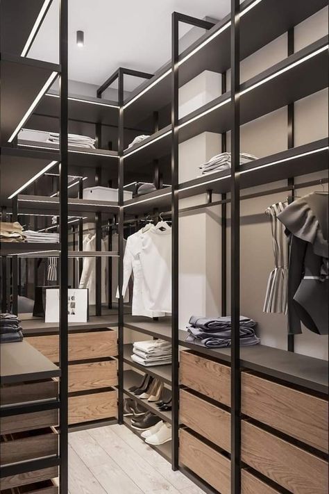 Master Closet Design, Store Shelves Design, Bedroom Wardrobe Design, Dream Closet Design, Walk In Closet Design, Closet Design Layout, Loft Furniture, Wardrobe Room, Closet Decor