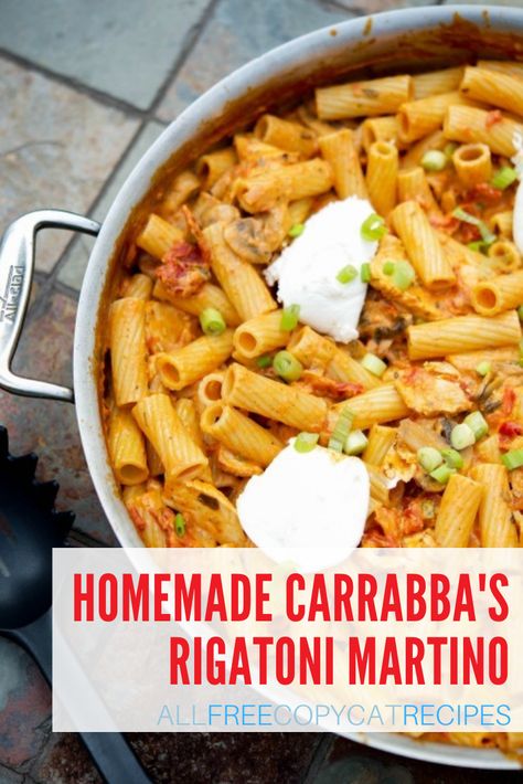 This summery pasta is delicious, looks great, and is shockingly easy to make. Plus it's ready in just 30 minutes, so it's a perfect quick homemade dinner! Rigatoni Martino, Homemade Pasta Roni Recipes, Corkscrew Pasta Recipes, Carmelas Chicken Rigatoni, Copycat Carbone’s Spicy Pasta, Carrabas Rigatoni Martino, Copycat Carbone Spicy Rigatoni, Corkscrew Pasta, Penne Pasta Recipes