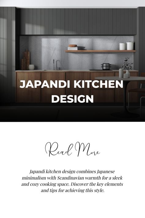 Kitchen Inspiration Scandinavian, Modern Japandi Kitchen, Kitchen Office Space, Japanese Kitchen Design, Japandi Style Kitchen, Japandi Kitchen Design, Kitchen Japanese, Japanese Style Kitchen, Scandinavian Kitchens