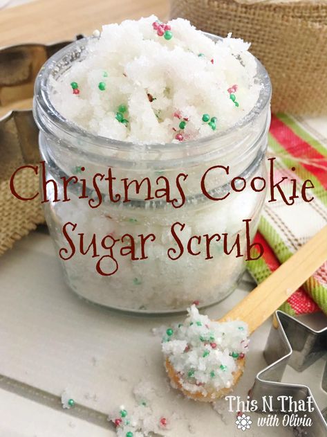 Sugar Scrub Christmas, Diy Christmas Cookies, Diy Sugar Scrub Recipe, Billy B, Scrub Diy, Sugar Scrub Homemade, Sugar Scrub Recipe, Sugar Scrub Diy, Wine Bottle Diy Crafts