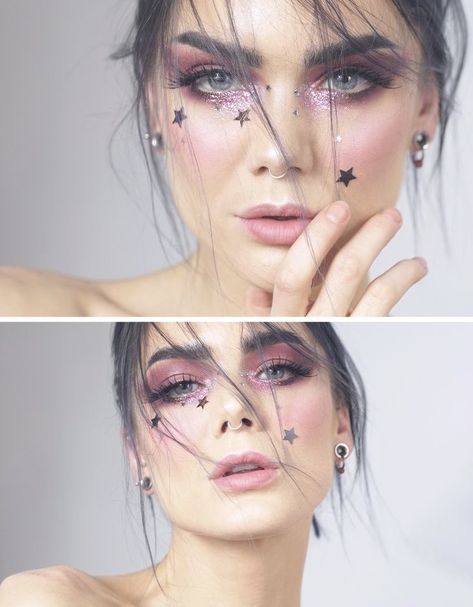 Cosmic Makeup, Celestial Fairy, How To Remove Makeup, Exotic Makeup, Anastasia Liquid Lipstick, Viral Makeup, Make Up Ideas, Special Makeup, Linda Hallberg