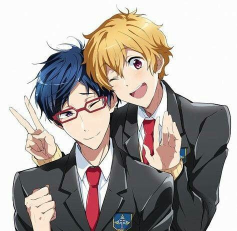 Nagisa & Rei*{}* Swimming Anime, Free Eternal Summer, Splash Free, Free Iwatobi Swim Club, Free Iwatobi, Eternal Summer, Iwatobi Swim Club, Swim Club, Free Anime