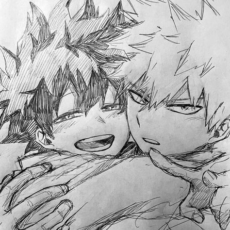 Bkdk Manga, Bkdk Cute, Bkdk Wallpaper, Bkdk Canon, Bakugo Katsuki Fanart Cute, Boku No Hero Academia Funny, My Hero Academia Episodes, Hand Art Drawing, Anime Life