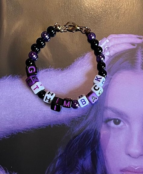 Concert Bracelet Ideas, Get Him Back, Olivia Rodrigo Clay Bead Bracelet, Guts Tour Bracelets, Olivia Rodrigo Inspired Bracelets, Guts Rings Olivia Rodrigo, Guts Bracelet, Olivia Rodrigo Bracelet, Olivia Rodrigo Bracelet Guts