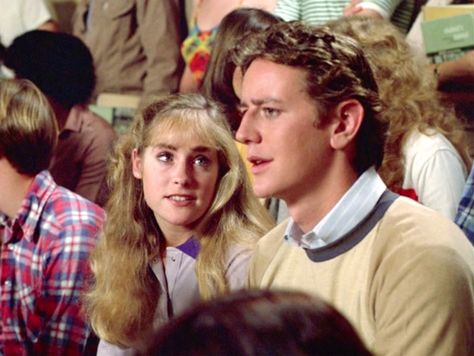 Amanda Wyss and Judge Reinhold in "Fast Times at Ridgemont High" (1982). Two years later, Amanda Wyss would appear as Tina, the first in the group of young Nancy Thompson's friends to be murdered by nightmare stalker, Freddy Kreuger in "Nightmare on Elm Street". Judge Reinhold 80s, Judge Reinhold, Amanda Wyss, Linda Barrett, Cinematic Masterpieces, Fast Times At Ridgemont High, 1980s Films, 80s Actors, Phoebe Cates