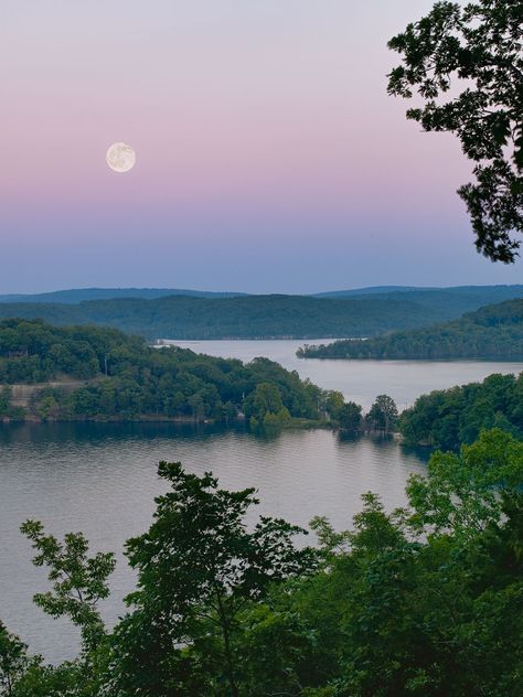 Moonglow | Beaver Lake, Arkansas | Fine Art Photography by Ed Cooley Hot Springs Arkansas Aesthetic, Hopeful Aesthetic, Arkansas Aesthetic, Lake Murray Oklahoma, Lake Catherine State Park Arkansas, Arkansas Photography, Arkansas Scenery, Beaver Lake Arkansas, Suttle Lake Oregon