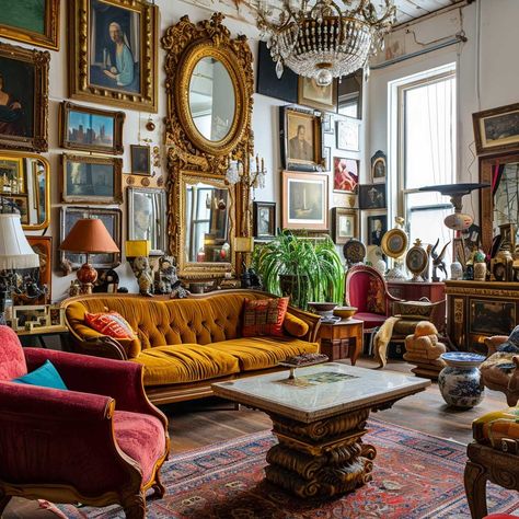 Vintage Maximalist Living Room, Vibrant Maximalist, Home Maximalist, Maximalism Home, Maximalist Decor Eclectic, Essence Fest, Maximalist Living Room, Maximalist Interior Design, Maximalist Interior