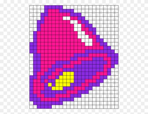 Taco Perler Bead Patterns, Food Perler Bead Patterns, Perler Bead Food, Food Perler Beads, Perler Bead Patterns Cute, Rave Perler Pattern, Melt Beads Patterns, Perler Designs, Grid Patterns