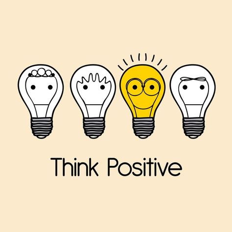 Postivite Thinking, Optimistic Art, Happiness Poster, Think Poster, Thinking Positive, Positive Thinker, Glittery Wallpaper, Motivation Positive, Effective Leadership