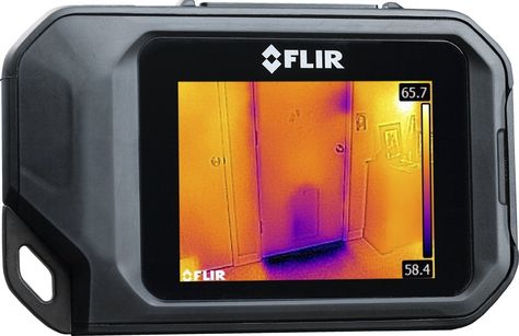 Amazon.com: FLIR C2 Compact Thermal Imaging System: Home Improvement Thermal Image, Ghost Hunting Equipment, Thermal Camera, Thermal Imaging Camera, Home Insulation, Thermal Imaging, Machine Shop, Dash Cam, Led Spotlight