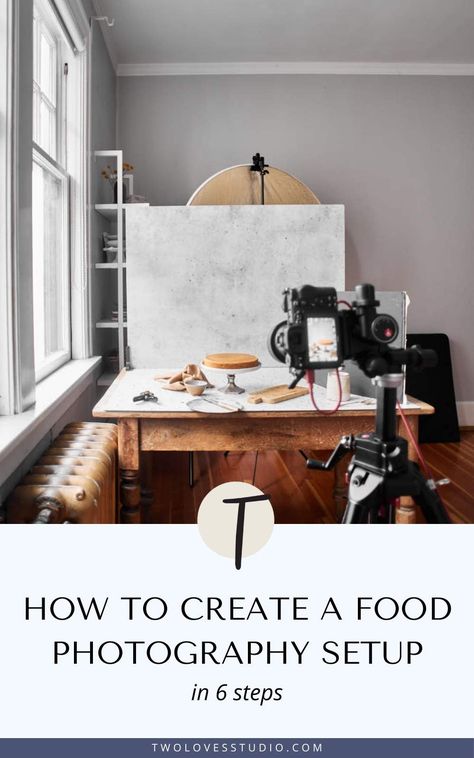 Are you a food photographer? Learn the 6 easy steps to create a simple food photography set up and the gear you need to get started. Food Photography Ideas At Home, Home Food Photography, Food Photography Setup, Simple Food Photography, Farmer Photography, Food Photography Studio, Photography Set Up, Photography Lighting Setup, Photography Ideas At Home