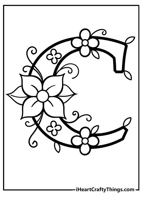 Letter C Coloring Pages (100% Free Printables) C Coloring Pages, Letter C Coloring Pages, Letter A Coloring Pages, The Letter C, Tiny Cats, Alphabet Coloring Pages, Alphabet Coloring, Step Kids, Easy Coloring Pages