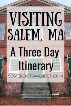 See the best that the witch city has to offer during your travels. Salem is infamous for the Salem Witch Trials but there is so much to see and do. Click to discover a three day itinerary and things to do in Salem, MA. #salem #salemwitchtrials #salemma #travel Salem Massachusetts Travel, Things To Do In Salem, Witch City, The Salem Witch Trials, Salem Mass, Massachusetts Travel, Halloween Travel, New England Road Trip, Salem Witch Trials