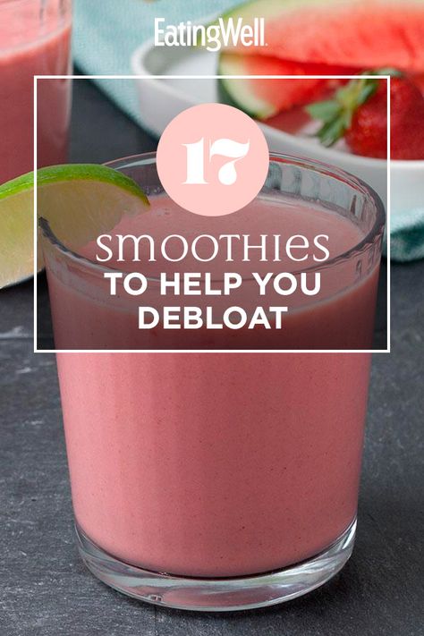 These smoothie recipes are perfect for when you feel bloated. Fruits like papaya, watermelon, banana and kiwi have been known to help reduce bloating symptoms. Yogurt can also be helpful to debloat, so feel free to add yogurt to these smoothies. #smoothies #smoothierecipes #healthysmoothies #smoothieideas #healthyrecipes Watermelon Smoothie Recipes, Melon Smoothie, Mango Banana Smoothie, Banana Drinks, Protein Smoothies, Natural Detox Drinks, Yogurt Smoothies, Easy Smoothie Recipes, Fat Loss Drinks