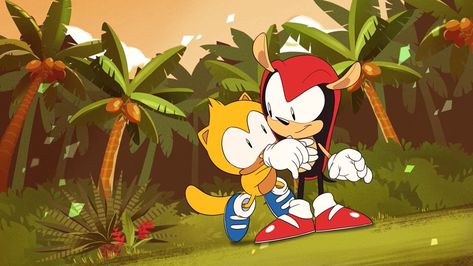 Mighty and Ray in Sonic Mania Adventures screenshot Mighty And Ray Sonic, Mighty And Ray, Ray The Flying Squirrel, Sonic Aesthetic, Sonic And Tails, Sonic Mania, Game Fanart, Sonic Heroes, Sonic Characters