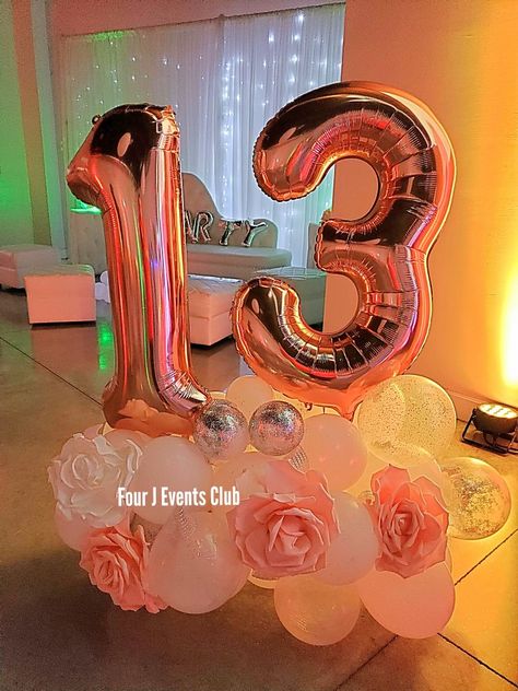 13 Year Birthday Ideas, Birthday 13 Year, 13yrs Old Birthday Ideas, Big 13th Birthday Party Ideas, 13 Yrs Old Girl Birthday Party Ideas, 13 Year Birthday Party Ideas, Happy Birthday 13 Girl, 13th Birthday Balloon Ideas, Birthday 13 Girl