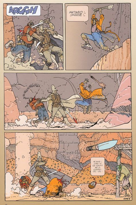 Moebius Comics, Jean Giraud Moebius, Graphic Novel Layout, Moebius Art, Comic Book Layout, Jean Giraud, Comic Layout, Graphic Novel Art, Comic Book Pages