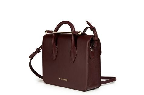 Strathbury of Scotland |  MC Mini - Burgundy Strathberry Bag, Bag Obsession, Music Case, Fashion Capsule, Mini Bottles, Pretty Bags, Mini Handbags, Mini Crossbody Bag, Mini Crossbody