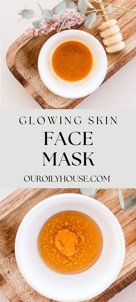 Raw Honey Face Mask, Our Oily House, Diy Honey Face Mask, Honey Facial Mask, Face Mist Spray, Natural Face Cream, Honey Face Mask, Turmeric Face Mask, Honey Diy