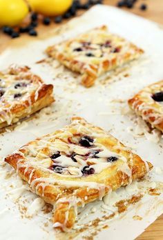 Almond Danish Recipe, Classic Pastries, Blueberry Cream Cheese Danish, Almond Danish, Blueberries Recipes, Brunch Pastries, Cheese Danish Recipe, Colorado Food, Danish Pastry