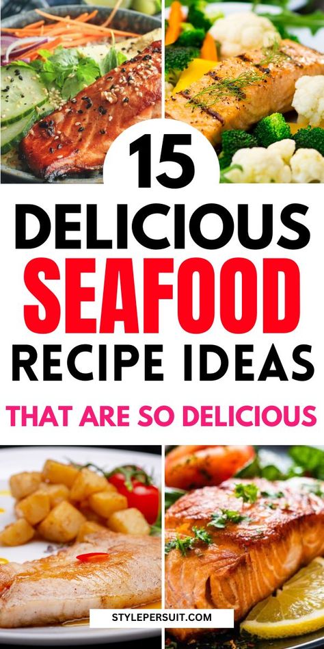 Whether it's the season for a warm bowl of cioppino or a platter of crispy, honey-drizzled tuna croquettes, we have seafood recipes for every occasion and whatever your fishmonger has fresh. Explore a new preparation or species of seafood with our favorite recipes for mussels, monkfish, tuna, and trout — the list goes on and on. Shark Recipes, Tuna Croquettes, Seafood Cuisine, Fish Batter, Mixed Seafood Recipe, Dinner Seafood, Fish Cooking, Seafood Dish Recipes, Sea Foods