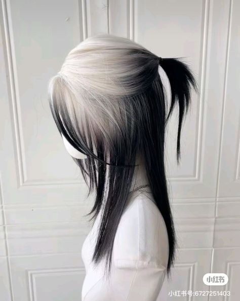 Black Roots, Roots Hair, Star Girl, White Hair, Dyed Hair, Black Hair, Sleek, Dye, Black And White