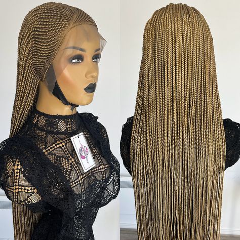 ✨ Embrace the Glam with Our Cornrow Braided Wig! ✨ Step into the spotlight with our stunning cornrow braided wig in a gorgeous color 27. Perfectly designed for a sleek, natural look that’s sure to turn heads. 💖✨ Why You’ll Love It: 🌟 Long and luxurious for a bold statement 🌟 Beautiful color 27 for a radiant glow - custom handmade is any color and length of your choice 🌟 Intricate cornrow design for a flawless finish 🌟 Lightweight and comfortable for all-day wear Ready to transform you... Box Braid Lengths, Latest Braid Styles, Braids Length, Cornrow Designs, Wigs Collection, Braid Wigs, Wig Care, Cornrow Braids, Cornrows Styles