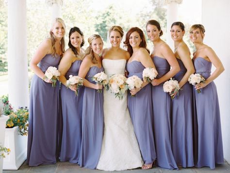 Periwinkle Bridesmaid Dress, Periwinkle Bridesmaid, Periwinkle Bridesmaid Dresses, Pale Blue Bridesmaid Dresses, Dusty Periwinkle, Periwinkle Wedding, Amsale Bridesmaid, Periwinkle Dress, Baker Photography