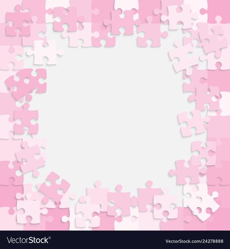 Puzzle Background Design, Puzzle Peice, Puzzle Background, Square Outline, Pink Mosaic, Ideas Journal, Color Puzzle, Powerpoint Background Design, Stage Backdrop