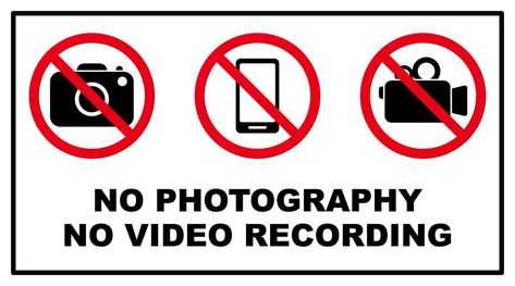 No Camera Sign, Camera Design, Download Fonts, Printable Signs, Video Photography, Vector Art, Clip Art, For Free, My Saves