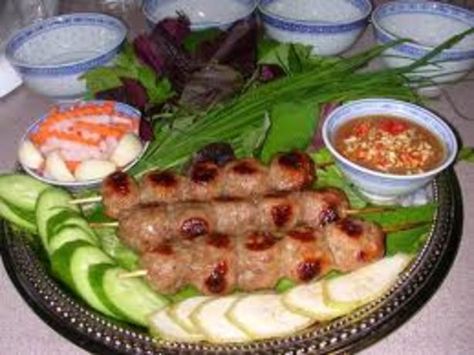 The Vietnamese names confuse me, but not the taste.  Its all good!  Recipe inspired by The Ravenous Couple blogspot. Nem Nuong, Vietnamese Grilled Pork, Pork Roll, Egg Coffee, Patties Recipe, Can Tho, Vietnamese Cuisine, Phu Quoc, Cooking Class