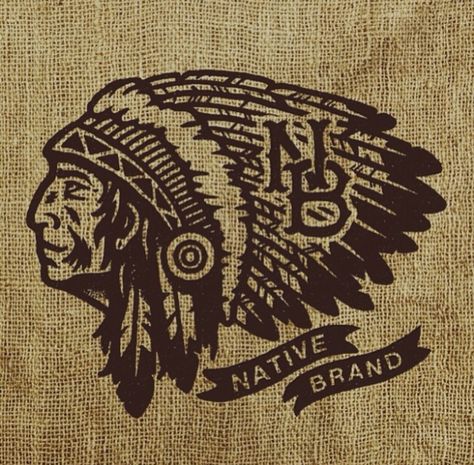 Native Brand, Indian Headdress, Indian Chief, Badge Design, Logo Branding Identity, Vintage Labels, Typography Logo, Native American Art, Bank Transfer