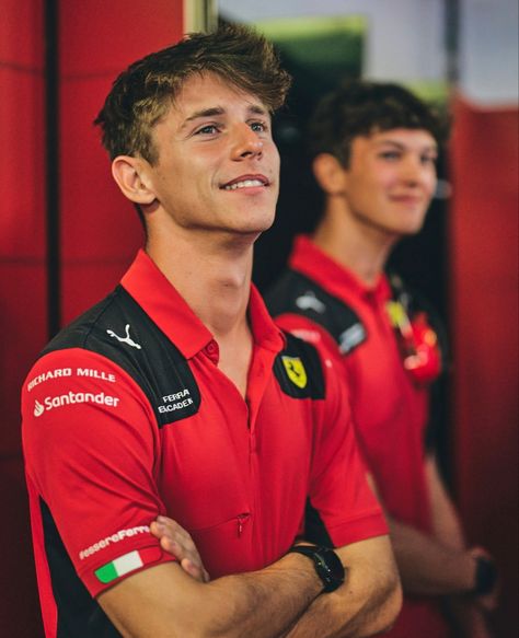 Arthur Leclerc, Ollie Bearman, Scuderia Ferrari, Charles Leclerc, Ferrari, Garage, Red