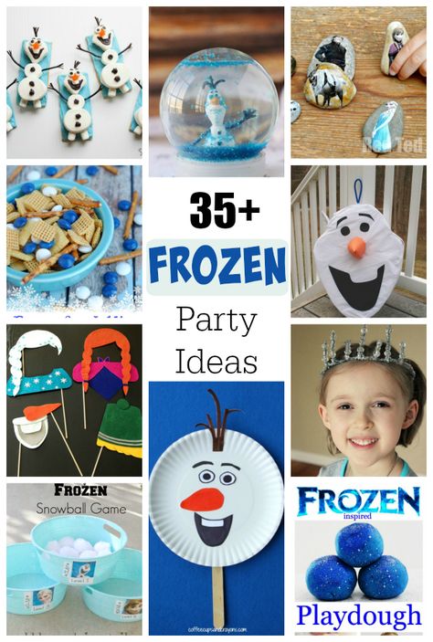 We're still on the Frozen party train! Are you? 35+ ideas for your next birthday party! http://www.makeandtakes.com/frozen-birthday-party-ideas Frozen Party Ideas, Olaf Party, Frozen Birthday Party Ideas, Olaf Birthday, Frozen Bday Party, Birthday Party Ideas For Kids, Disney Frozen Birthday Party, Party Ideas For Kids, Frozen Themed Birthday Party