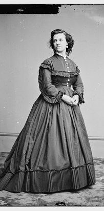 They specialized in close calls. | 12 Ways Civil War-Era Women Were More Badass Than Men Historical Clothing, Women In History, Historical Fashion, Victorian Dress, A Woman, Art Design, Black And White, History, White