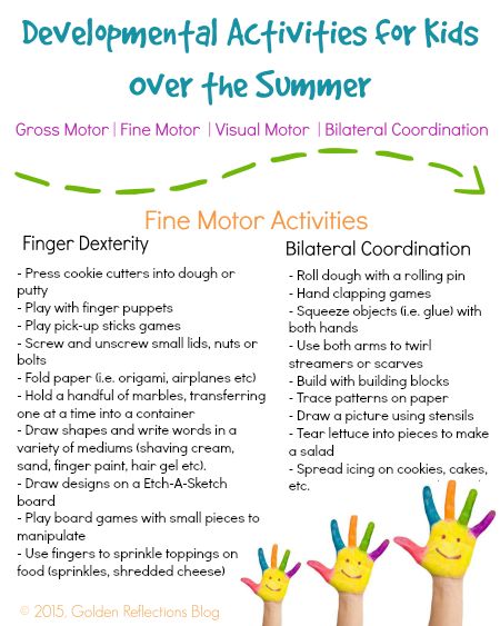 fine motor activities for summer using bilateral coordination and finger dexterity skills. Free Summer Activities For Kids, Developmental Activities, Free Summer Activities, Hand Strengthening, Occupational Therapy Kids, Preschool Fine Motor Activities, Fine Motor Activities For Kids, Occupational Therapy Activities, Pediatric Occupational Therapy