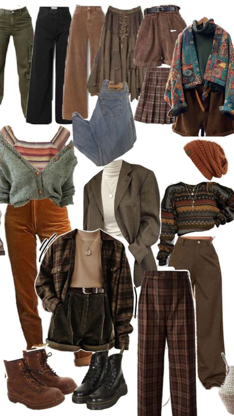 Academia Outfits, Cottagecore Outfits, Downtown Outfits, Estilo Grunge, Earthy Outfits, Autumn Fits, Clothes And Shoes, Really Cute Outfits, Dream Clothes